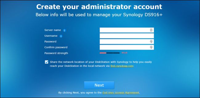synology nas network setup